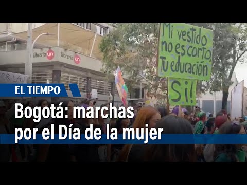 Marchas en Bogotá por conmemoración del Día de la mujer | El Tiempo