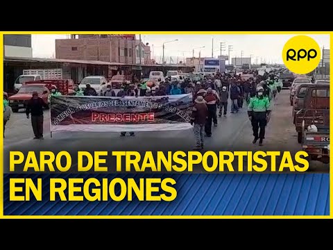 Huancayo, Cajamarca y Tacna: Así se desarrolla el paro de transportistas de carga pesada