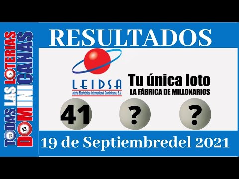 Lotería Quiniela Pale Domingo 19 de Septiembre del 2021