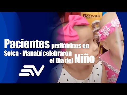 Pacientes pediátricos en Solca - Manabí celebraron el Día del Niño