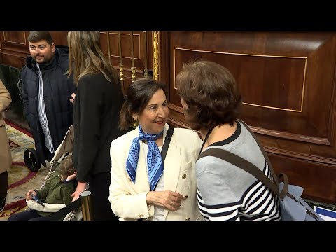 Robles asiste a la jornada de puertas abiertas del Congreso de los Diputados