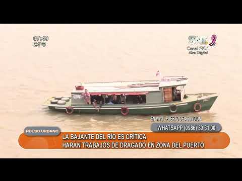 Bajante crítica del río Paraguay