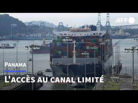 Face à la sécheresse, le canal de Panama restreint le passage des navires | AFP