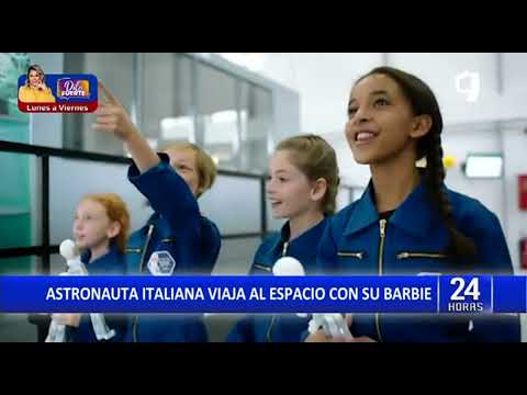 Astronauta italiana viaja al espacio con su muñeca Barbie