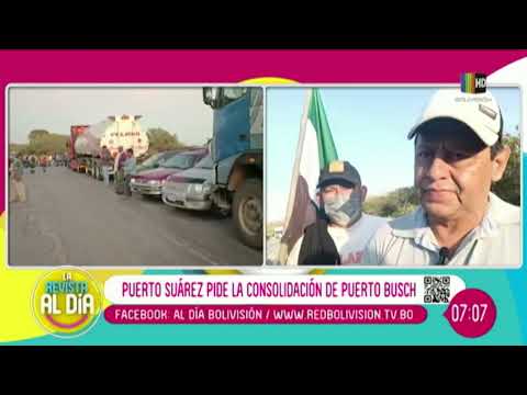 (U. Móvil) Hay bloqueo y paro indefinido en Puerto Suárez