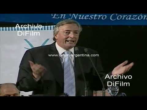 Nestor Kirchner habla en asamblea general ordinaria de la FAM 2008