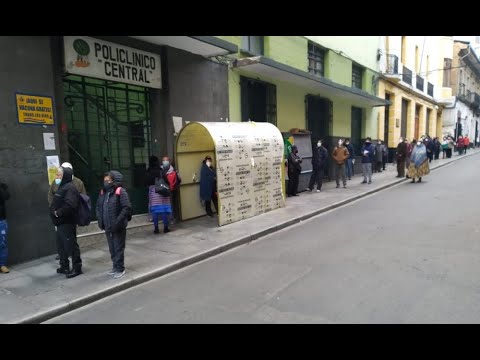 Vacunación en La Paz: La jornada avanza, la ciudadanía espera
