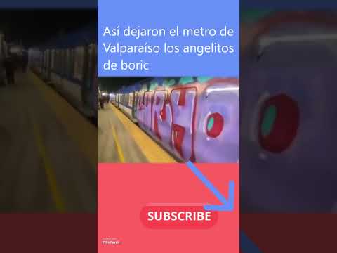 #breakingnews angelitos de #boric rompen el metro de #Valparaiso