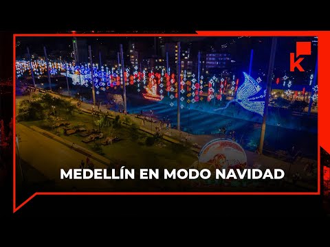 41 puntos de Medellín se encienden en Navidad