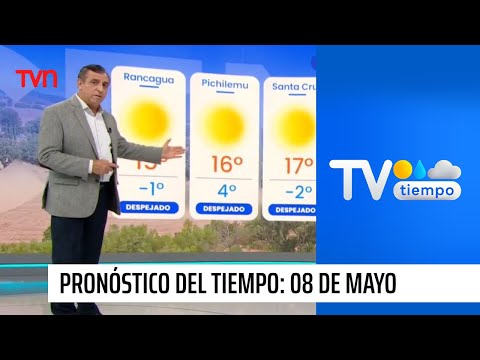 Pronóstico del tiempo: Miércoles 8 de mayo 2024 | TV Tiempo