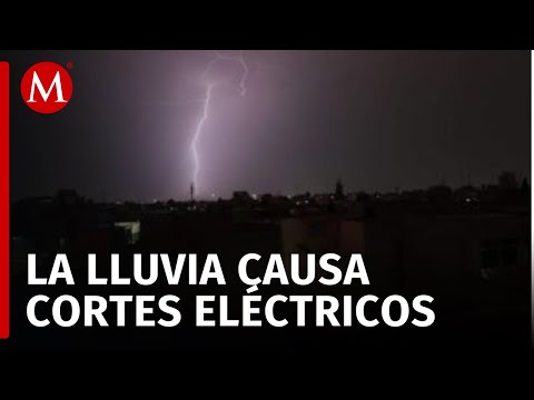 Tormenta eléctrica causa estragos en el Valle de Toluca con granizo y apagones