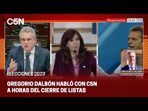GREGORIO DALBÓN, responsable legal de la CAMPAÑA de UP: ¨NO tiene que HABER MENSAJES de ODIO¨