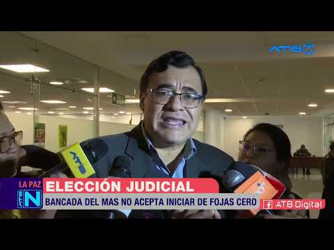 MAS no acepta iniciar el proceso judicial de fojas cero