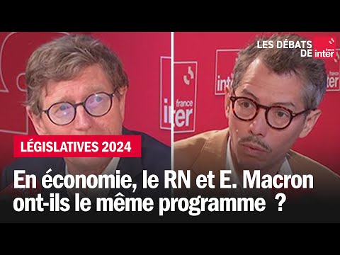 Economie : Le RN et Emmanuel Macron ont-ils le même programme ?