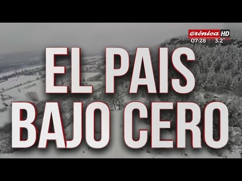 Argentina bajo cero: la ola de frío afecta a todo el país