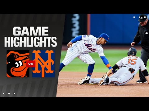 Orioles vs. Mets Game Highlights (8/20/24) | MLB Highlights