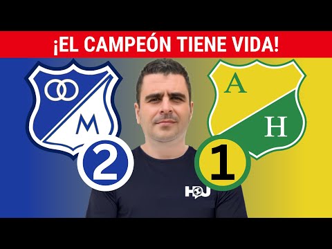 Millonarios 2-1 Huila | Liga Dimayor 2023-II | Resumen, Goles y Táctica por Juan Felipe Cadavid