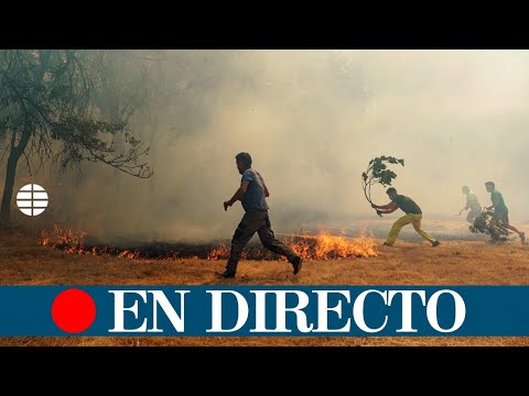 DIRECTO ÁVILA | Siguen las labores de extinción del incendio de Navalacruz