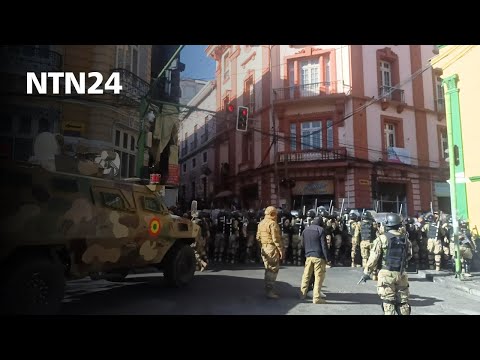 Máxima tensión en Bolivia: denuncian intento de golpe de Estado en medio de fuerte presencia militar