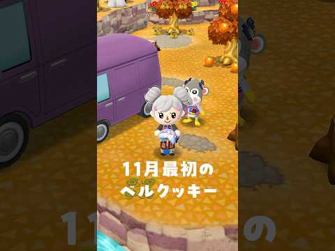 11月最初のベルクッキー🥠11/1 #ポケ森 #acpc