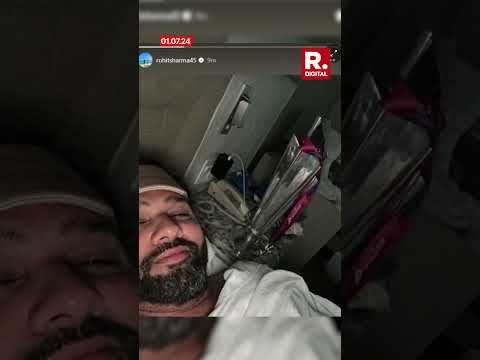Rohit Sharma Wakes Up With T20 World Cup Beside His Bed, Shares Good Morning Selfie