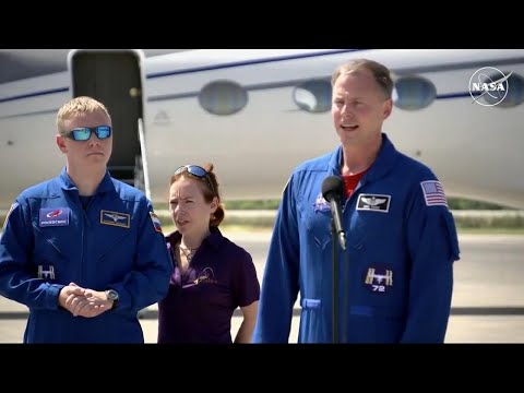 SpaceX Crew-9 astronauts arrive in Florida ahead of Thursday's launch to ISS