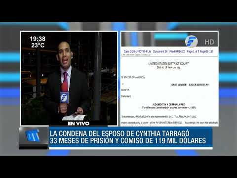 Condena del esposo de Cynthia Tarragó