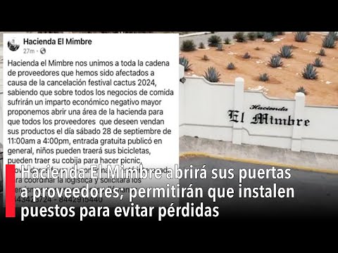 El Mimbre abrirá sus puertas a proveedores; permitirán que instalen puestos para evitar pérdidas