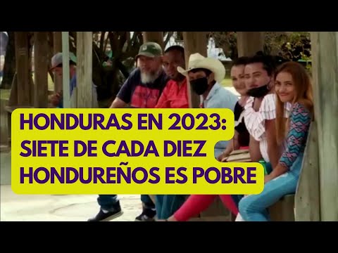 HONDURAS 2023: siete de cada 10 HONDUREÑOS es POBRE