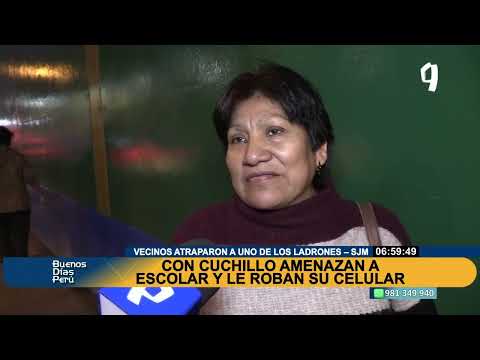 BDP| AMENAZAN CON CUCHILLO A MENOR PARA ROBARLE EL CELULAR