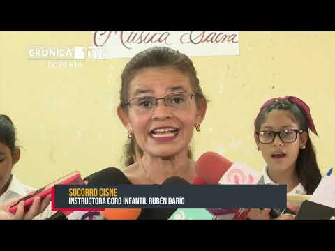 Desarrollan festivales de música sacra en colegios de Managua - Nicaragua