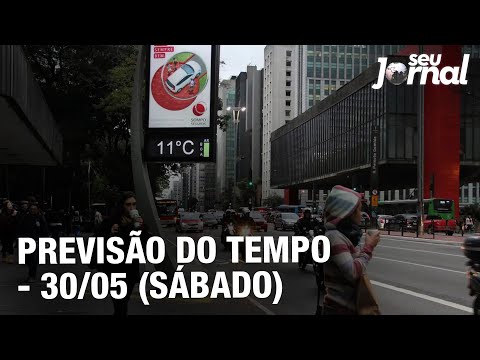 Previsão do Tempo - 30/05 (Sábado)