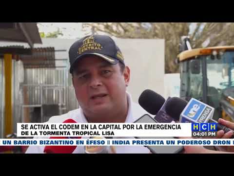 Se activa el CODEM en la capital ante amenaza de Tormenta Tropical Lisa