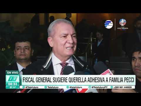 Fiscal General sugiere querella adhesiva a familia Pecci