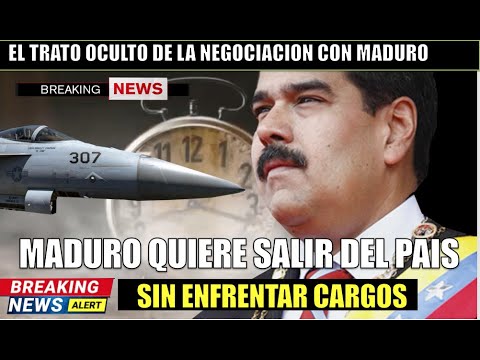 Maduro quiere SALIR del PAIS sin ENFRENTAR cargos INTERNACIONALES hoy 12 mayo 2021