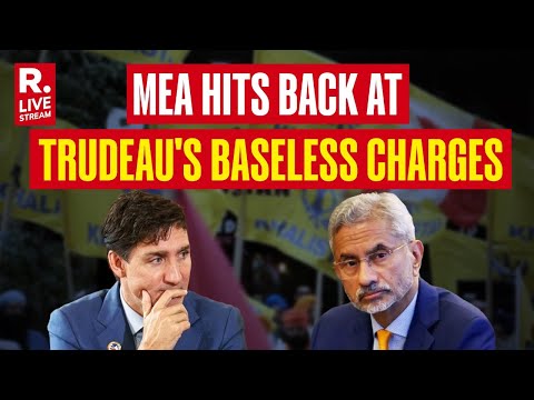 MEA Hits Back At Trudeau's Baseless Charges | Breaking News | Republic TV