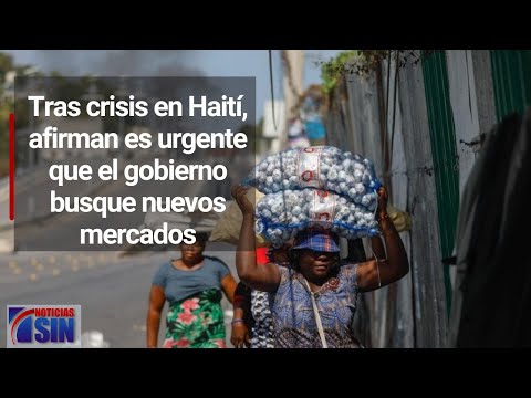 Tras crisis en Haití, afirman es urgente que el gobierno busque nuevos mercados