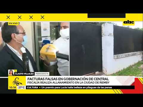 Comitiva fiscal-policial realiza allanamiento en la Ciudad de Ñemby