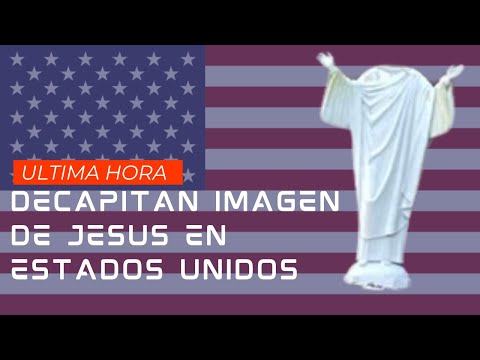 Decapitan imagen de Sagrado Corazón de Jesús en Estados Unidos, ayudemos a encontrar a los culpables