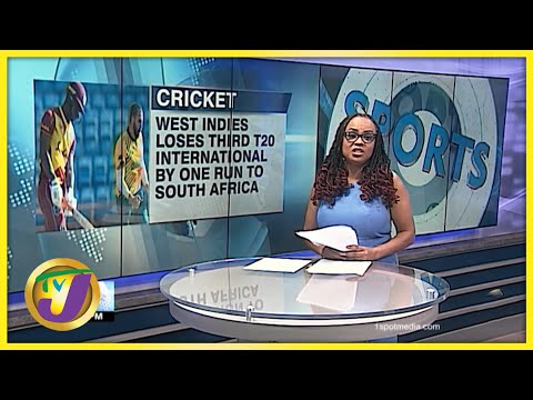 Windies Loses 3rd T20 by One Run to South Africa - June 29 2021