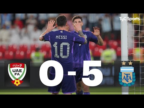 Emiratos Árabes Unidos 0-5 Argentina - Amistoso Internacional