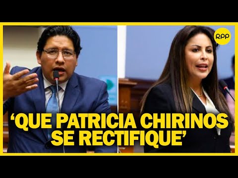 Ilich López criticó a Patricia Chirinos por denuncia constitucional contra ‘Los Niños’