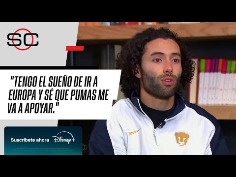 'CHINO' HUERTA comparte su ilusión con PUMAS | Entrevista SportsCenter