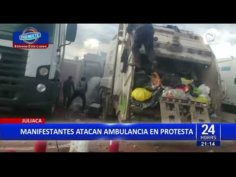 Juliaca: continúan los enfrentamientos en el cuarto día de protestas en Puno