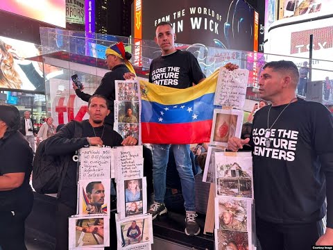 Info Martí | Protestan en Nueva York por violación a los Derechos Humanos