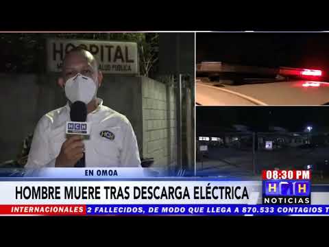 Hombre muere tras recibir descarga eléctrica en Omoa, Cortés