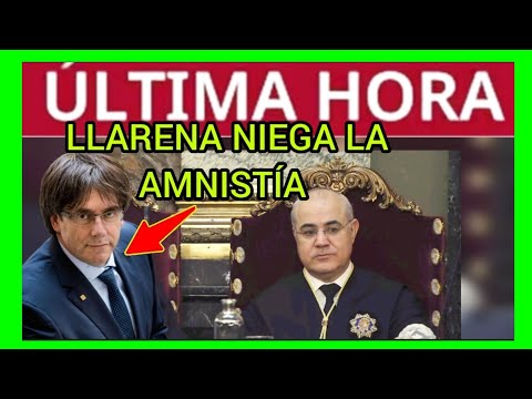 LLARENA NIEGA LA AMNISTÍA A PUIGDEMONT - SE ROBÓ DINERO PARA INMUEBLES