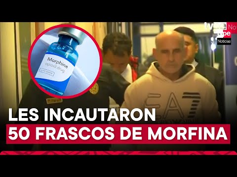 PNP desarticula banda dedicad a la venta ilegal de morfina
