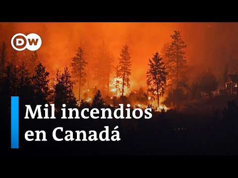 Miles de evacuados en Canadá a causa de los incendios