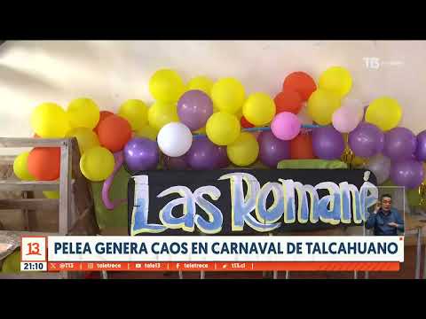 Caos durante carnaval tras pelea en Talcahuano
